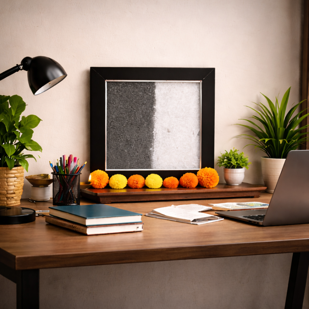 Dhan varsha Pyrite and selenite self charging Frame