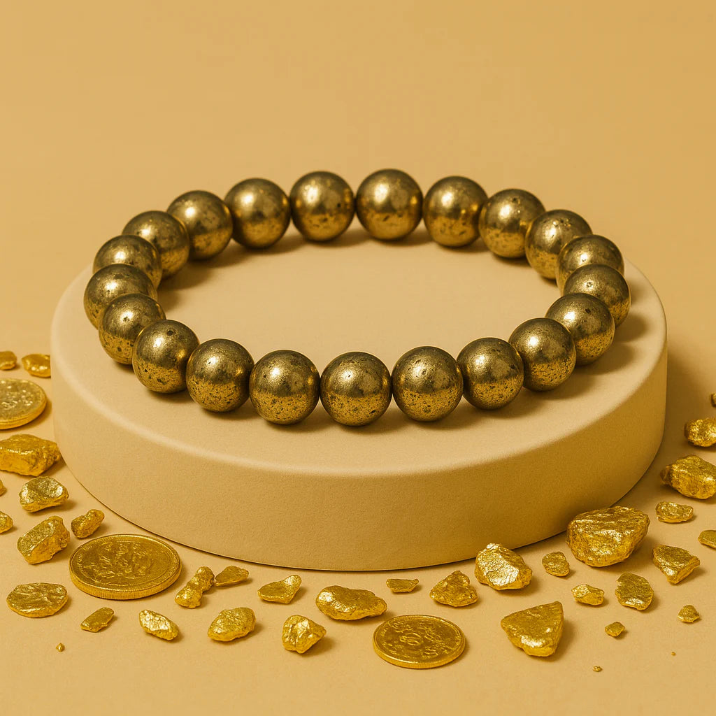Golden pyrite Bracelet (For Money & Bright Career)
